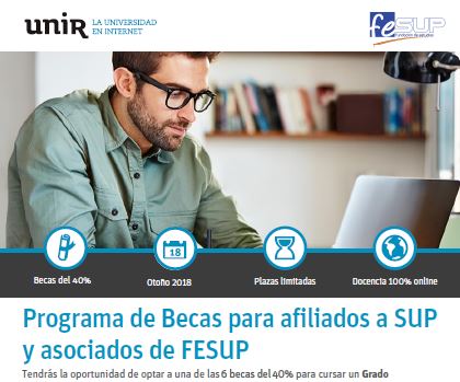 UNIR - Becas al 40 %