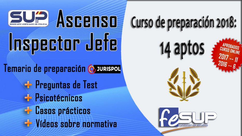 Resultados de ascenso Jefe 2018 – FESUP